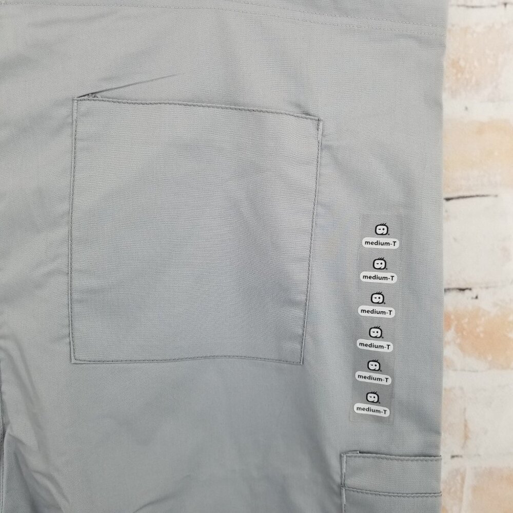 NWT WonderWink WonderWork‎ 500T Unisex Grey Scrub Pant Cargo Medium Tall (33") - Picture 8 of 8